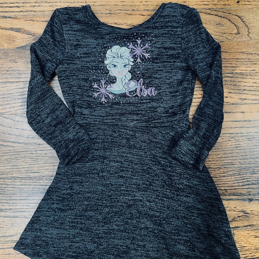 Disney Frozen Elsa Long Sleeve Dress 2t